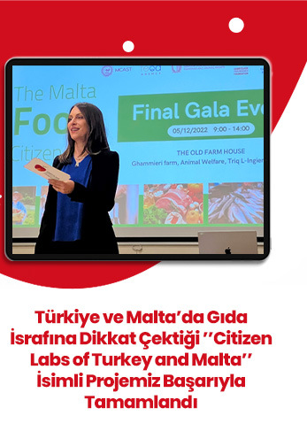 Sabri Ülker Vakfı’nın Türkiye ve Malta’da gıda israfına dikkat çektiği proje başarıyla tamamlandı