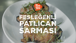 Fesleğenli Patlıcan Sarma