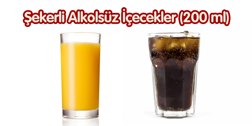 Şekerli Alkolsüz İçecekler (200 ml)