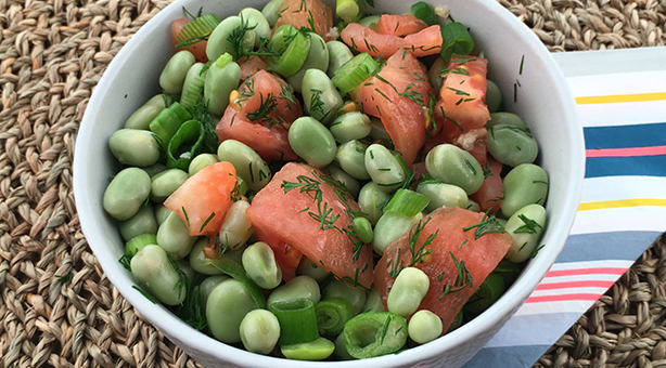 Fresh Shell Bean Salad