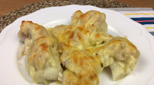 Roasted Cauliflower with Bechamel Sauce