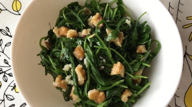 Dandelion and Walnut Salad