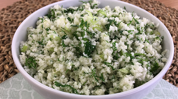 Cauliflower Salad with Basil