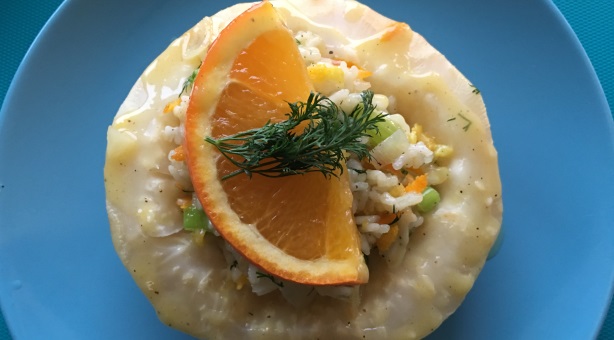 Stuffed Celeriac With Orange