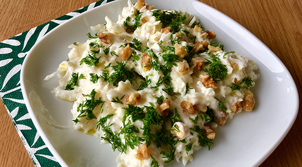 Celery Salad with Garlic