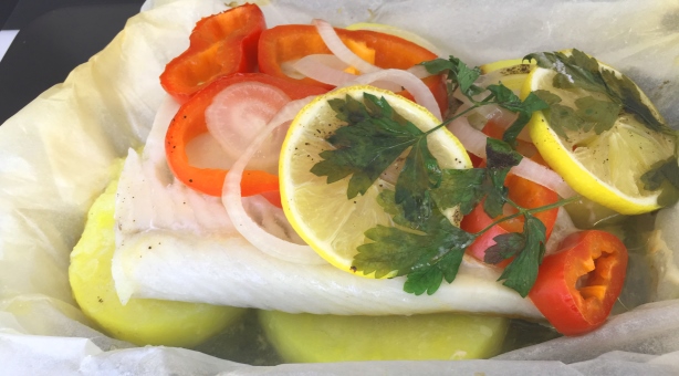 Trout Baked in Parchment